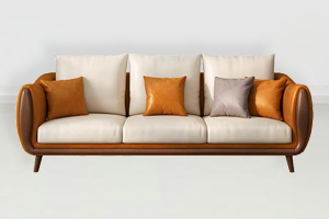 酒店會所包房實木沙發家具（jù）定製