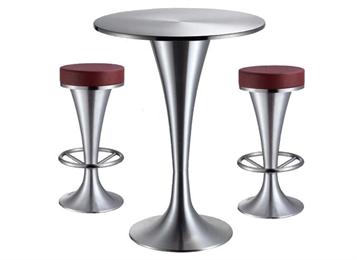 現代風格酒吧不鏽鋼酒吧圓桌