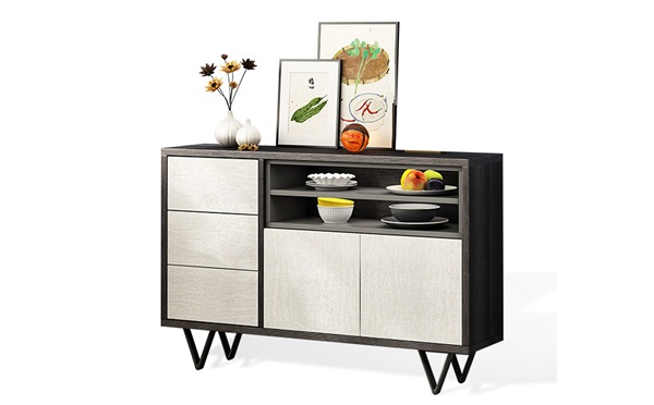 後（hòu）現（xiàn）代簡約多功能餐（cān）廳備餐櫃實木（mù）