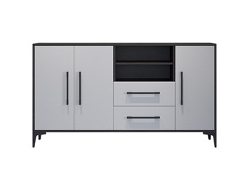 北歐現代創（chuàng）意實（shí）木餐廳多功能備餐櫃