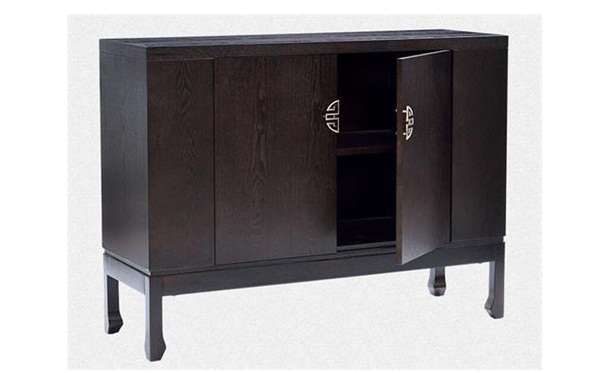 新中(zhōng)式古典實木餐廳配套備餐櫃家具