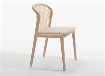 西餐廳北歐休閑實木藤編