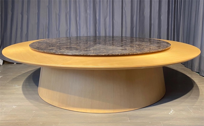 酒店會（huì）所包（bāo）廂電動餐桌大（dà）圓（yuán）桌（zhuō）