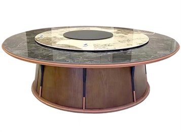 新（xīn）中（zhōng）式輕奢大理石（shí）電動餐