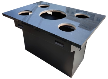 智能無煙淨化單人（rén）小火鍋烤肉一體餐桌