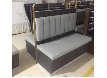 火（huǒ）鍋店西餐廳時尚雙麵卡座沙發（fā）定製