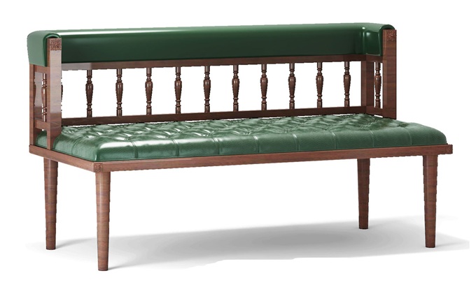 火鍋（guō）店中式古典實木卡座沙發