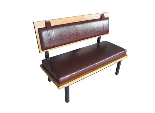 實木（mù）軟（ruǎn）包火鍋店卡座沙發