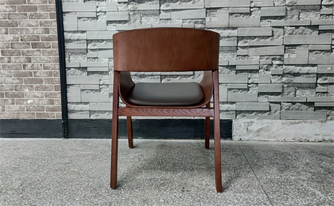 自助火鍋店中式實木靠背鏤空（kōng）椅子