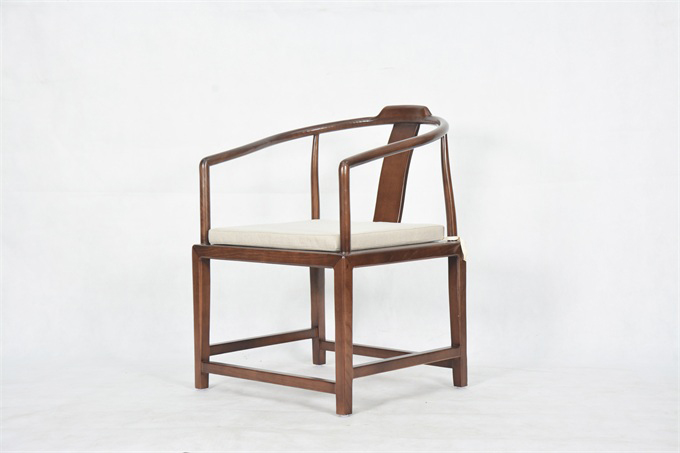 火鍋店新中式實（shí）木圈椅靠背椅