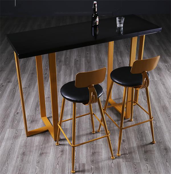 時尚簡（jiǎn）約酒吧大理石酒吧桌高（gāo）吧椅