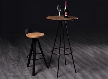 工業風複古風格酒（jiǔ）吧鐵藝酒吧桌