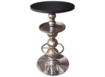創意時尚酒吧桌椅不鏽鋼圓形酒吧台