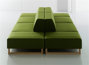 輕奢風極簡不鏽鋼底座酒吧沙發