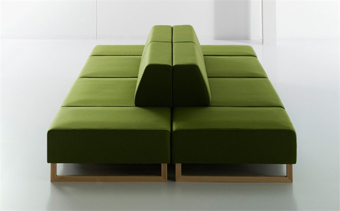 輕奢風（fēng）極簡不鏽（xiù）鋼底座酒吧沙發