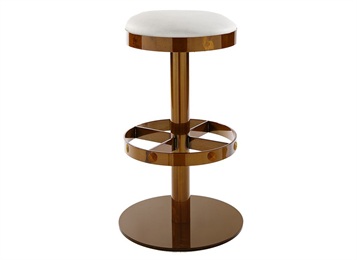 慢搖酒（jiǔ）吧用的鈦（tài）金不鏽鋼（gāng）圓凳子