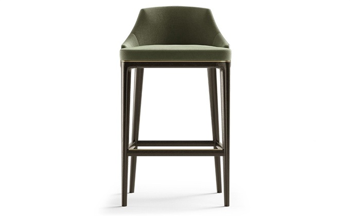 酒吧木質吧台椅子_高（gāo）腿靠背吧台椅（yǐ）