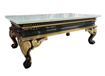 高檔ktv包房歐式不（bú）鏽鋼大理石發光茶幾桌台（tái）