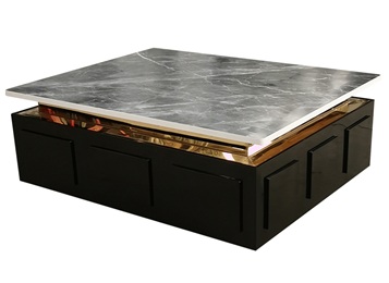 ktv輕奢風歐式大理石正方（fāng）形茶（chá）幾桌子