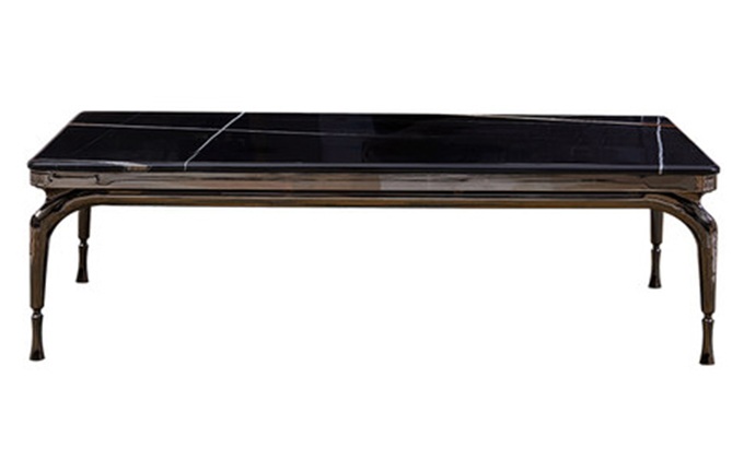 ktv後現代不鏽鋼簡約長方形茶（chá）幾