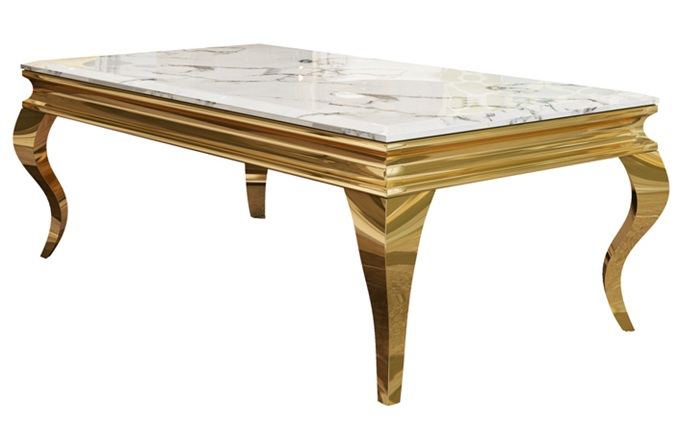 高（gāo）檔KTV會所輕奢風岩板鏡麵不鏽鋼茶幾