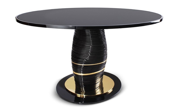 創意清吧美式(shì)輕奢大理石酒吧圓桌