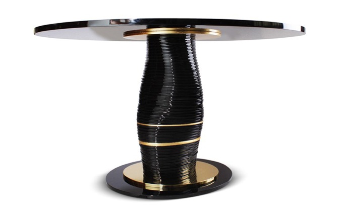 創意清吧美式輕奢(shē)大理石酒吧(ba)圓桌