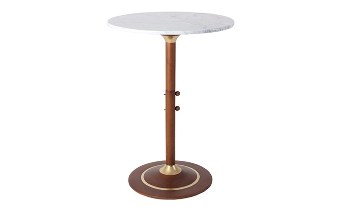 小清新（xīn）酒吧後現（xiàn）代實木不鏽鋼（gāng）圓形（xíng）吧台