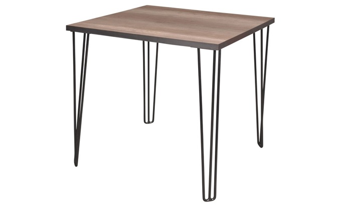 複古清吧簡（jiǎn）約鐵藝（yì）實木正方形吧台