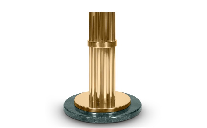 高檔酒吧翡翠綠大理石不鏽鋼酒吧桌