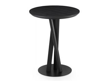 休閑清吧簡約實木圓形高吧台廠家