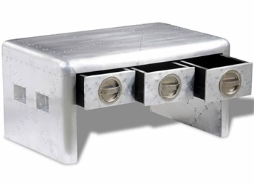 酒吧帶抽屜功能不（bú）鏽鋼茶幾量販式ktv茶幾