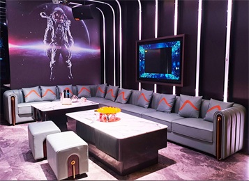 酒吧（ba）ktv包廂時（shí）尚不鏽鋼岩（yán）板茶幾