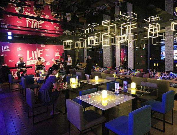 簡約酒吧大（dà）理石吧台桌椅組合家具（jù）