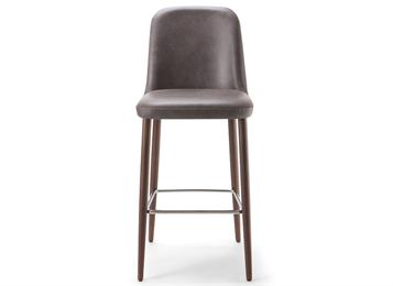 北歐（ōu）酒吧實木複古吧台高腳椅