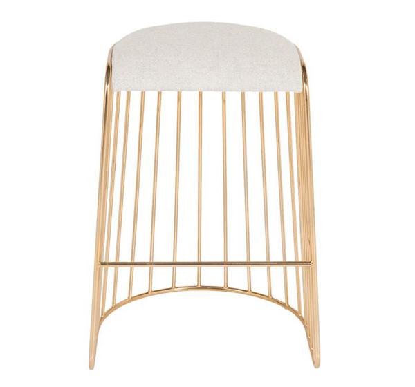 現代時（shí）尚酒吧不鏽鋼高腳椅家具