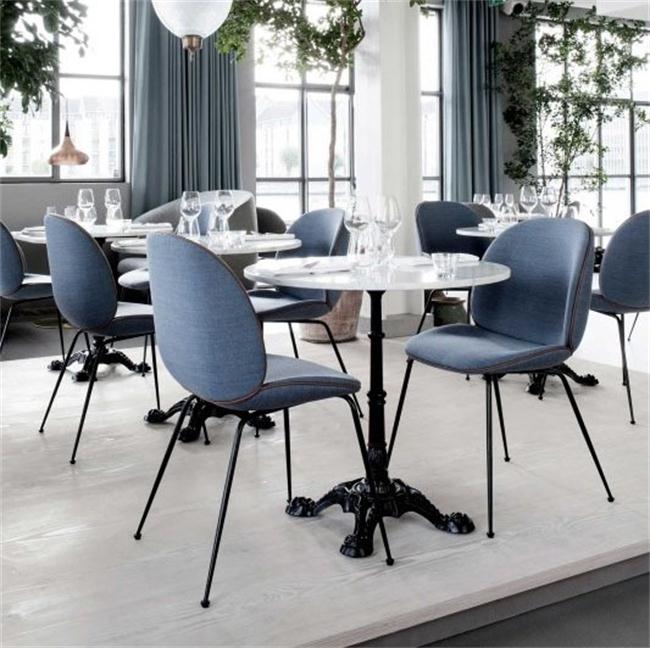 北歐簡約鐵藝酒吧吧台靠背椅