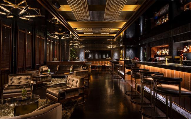 美式現代（dài）輕奢酒吧吧台吧椅