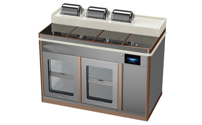 火鍋店大理石智能多功能醬料台