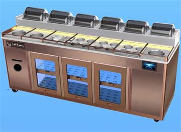烤肉自助智能多功能調料台_火鍋醬料台