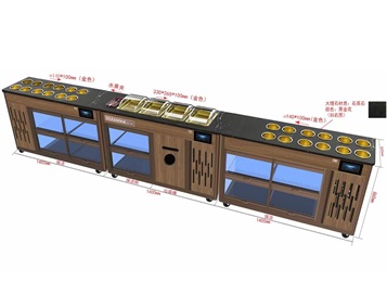 鶴院兒智能醬料台多功能調料台（tái）火鍋調料台消毒（dú）櫃