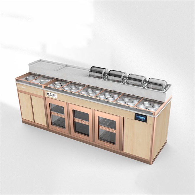 火鍋店自（zì）助智能（néng）保（bǎo）鮮醬料調料台