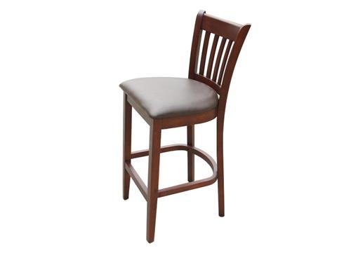 美式實木咖啡館吧椅 收銀椅前台凳子