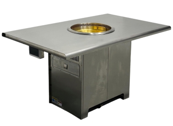 火鍋店不鏽鋼無煙淨化火（huǒ）鍋桌