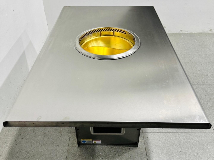 火鍋店不鏽鋼（gāng）無煙淨化（huà）火（huǒ）鍋桌