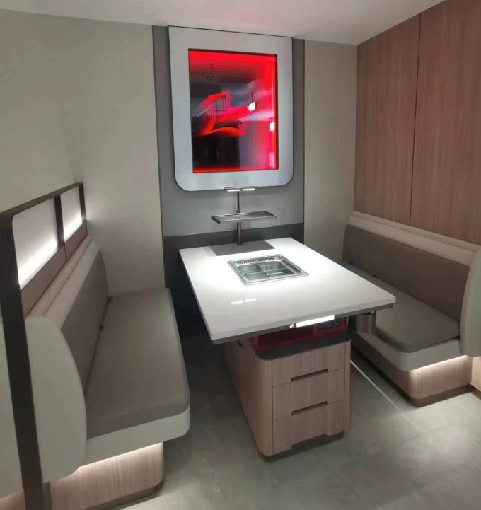 海底撈大理石無煙淨化火鍋（guō）桌