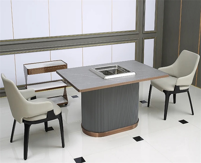 火鍋店智能無（wú）煙淨化（huà）火鍋桌