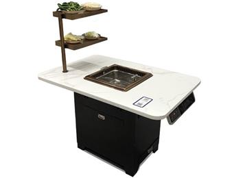 海底撈帶（dài）無煙（yān）淨化的火鍋桌_下排煙無（wú）煙火鍋桌