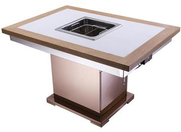 火鍋店電磁爐節能無煙淨化火鍋桌