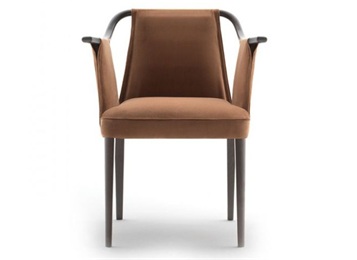 咖啡廳靠背扶手簡約時尚實（shí）木椅子（zǐ）